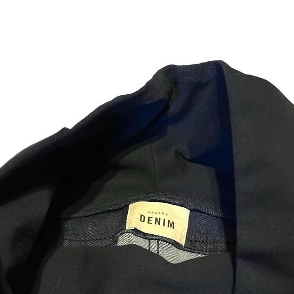 Sezane Denim Maternity Dark Jeans Mommy Pants Size 35 Large Pregnancy Clothing - Picture 3 of 10
